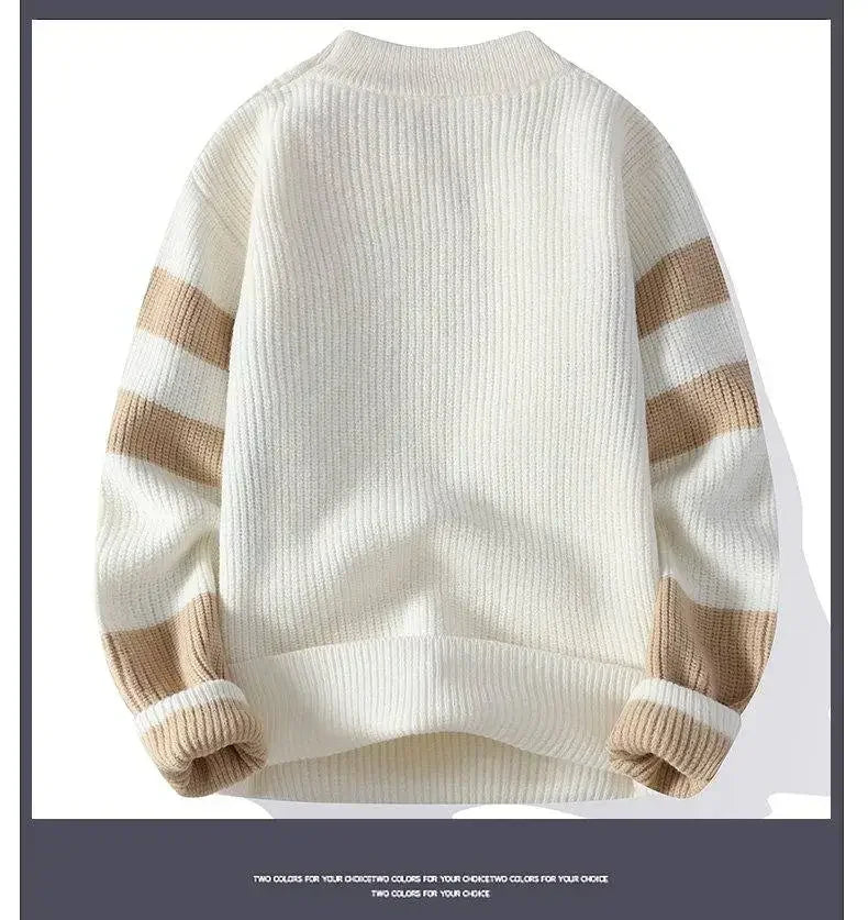 Sweater, Outdoor, Fishing, Fashionable, for Men, Trendy, Cycling, Versatile, for Sport, for Travel, for Leisure, Knitted Sweater
