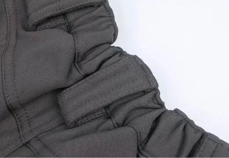 Waterproof Shark Skin Tactical Sets Mens Thicken Fleece New Soft Shell Combat Jackets+windproof Warm Cargo Pant 2 Piece Set