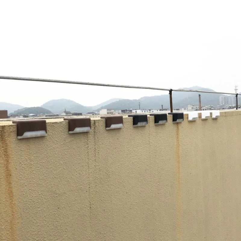 Outdoor Solar LED Lights Railings Stairs Waterproof Fence Step Villa Landscape Lights for Courtyard Decoration