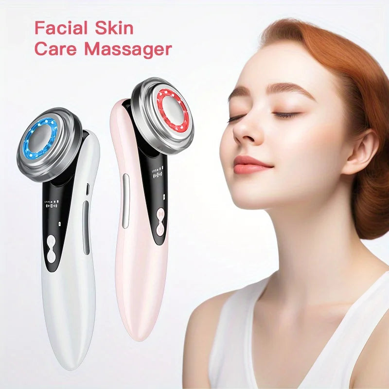 EMS Microcurrent Facial Beauty Device Electric Facial Massager Portable Skincare Tool for Daily Facial Tightening Care