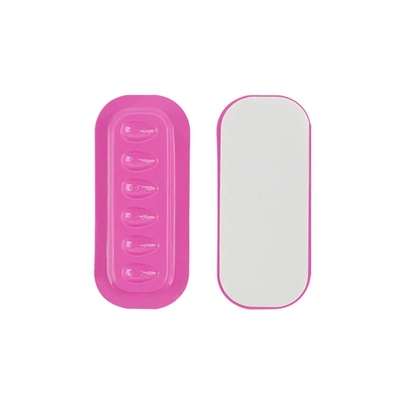 100pc Eyelash Glue Holder Tray Pad Lash Extension Adhesive Stand Base Gasket Tattoo Pigment Pallet Eyelashes Lifting Makeup Tool