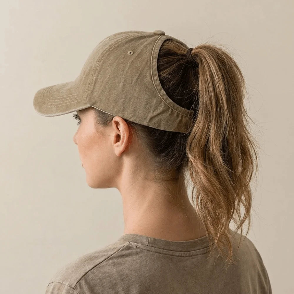 Visor Cap Solid Color Washed Baseball Cap Hip Hop Adjustable Empty Top Hat Snapback Cap Sunscreen Sun Protection Peaked Hat Men