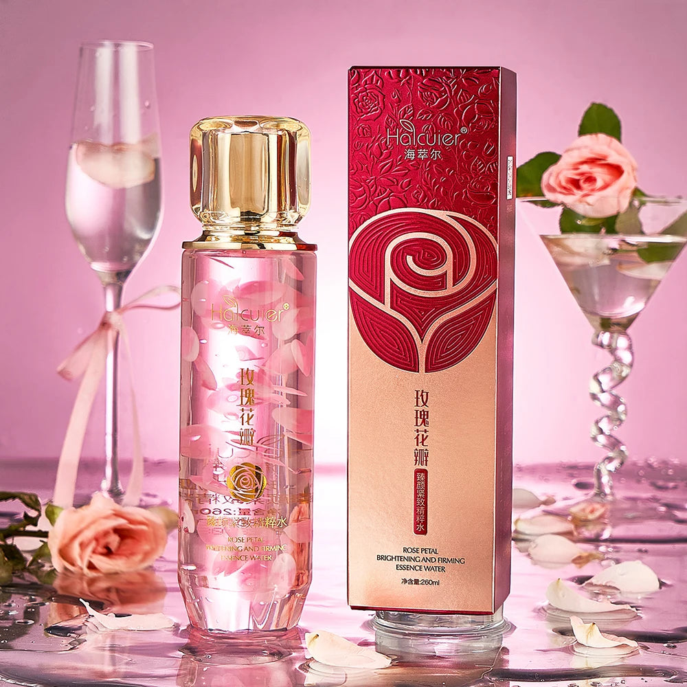 Lactose Acid Skin Rejuvenation Moisturizing Petal Water Reduce Fine Lines Oil Control Brighten Improve Dry Rough Face Toner