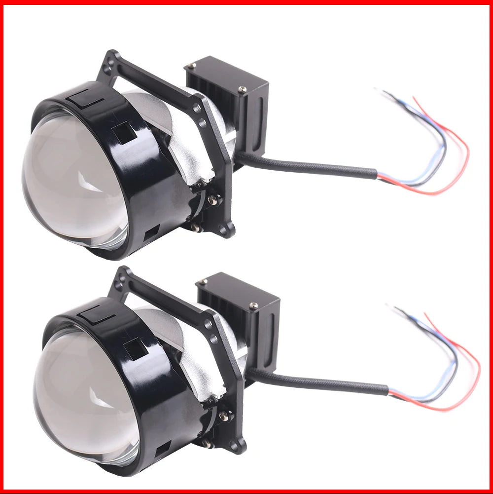 SANVI 3.0 Bi LED Lenses for Headlights Ice Lense Auto LED Projector Headlight Hella G5 3R Projector 110W Car Light Retrofit