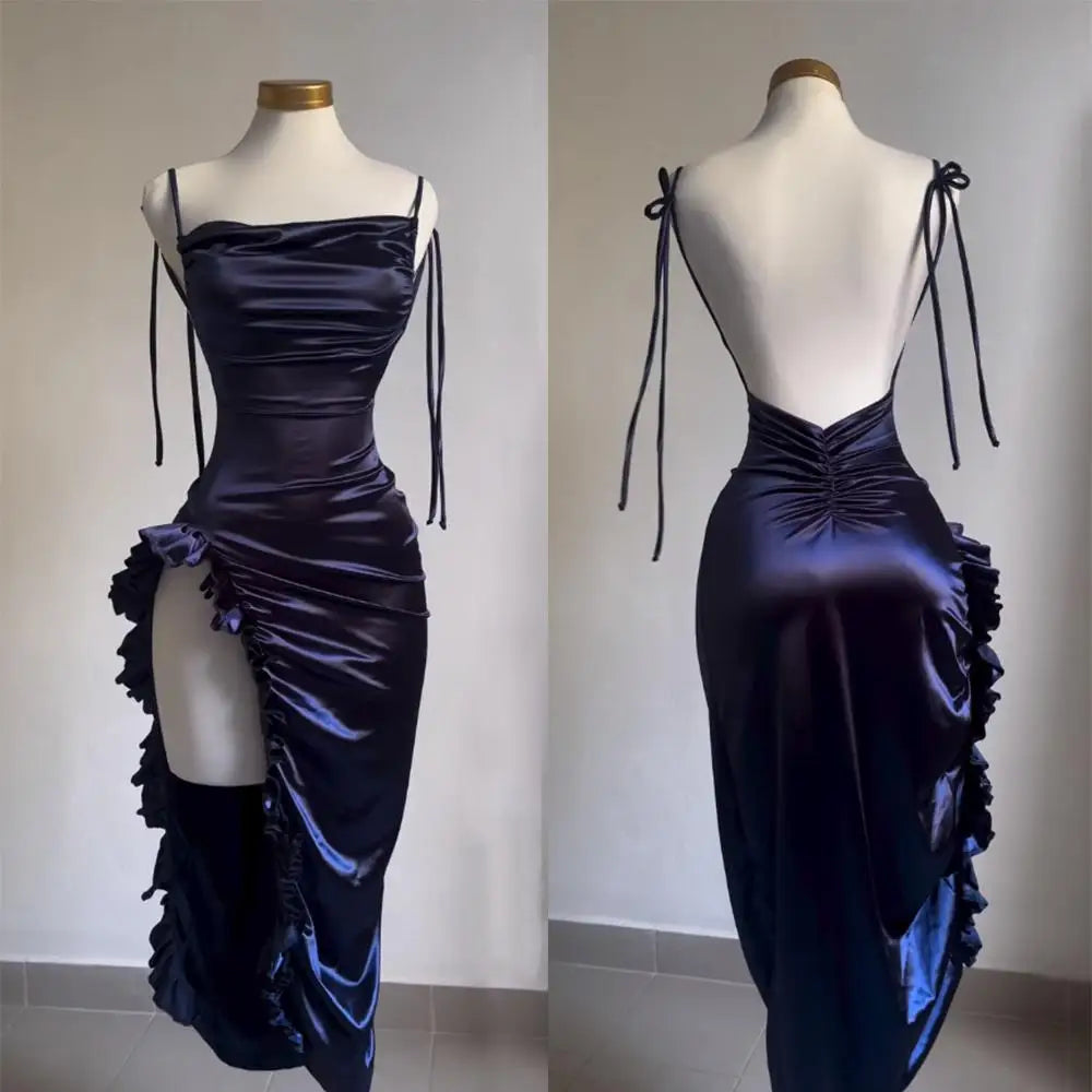 2026 Europe and the United States New Cross-Border Dress Summer Senior Sense Y2K Sexy Halter Spice Girl Dress