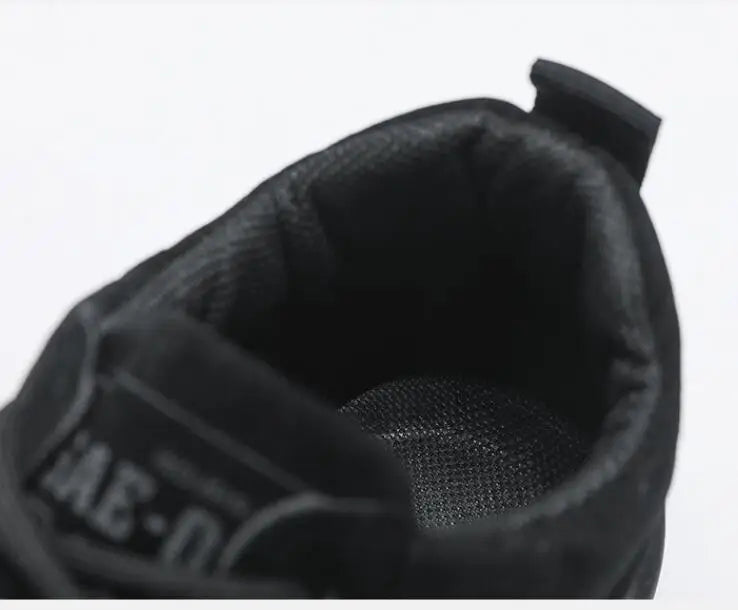 Waterproof Leather Ankle Boots for Men Waterproof Sneakers lace Up Leather Casual Sneakers for Men Casual Motorcycle Shoes