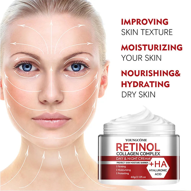 Retinol Moisturizer Face Cream Repairing Moisturizing Nourishing Cream Brightening Skin Facial Cream Anti Aging Face Skin Care