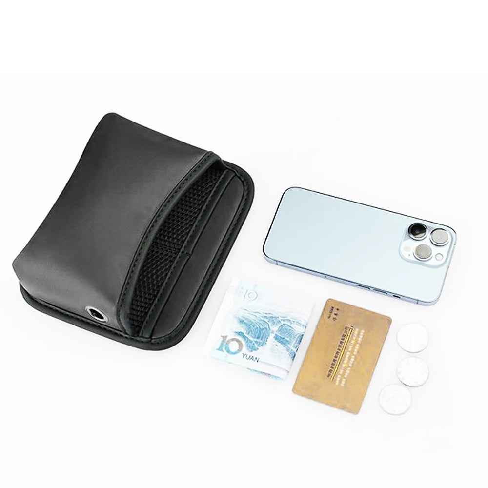 Universal Car Organizer Pocket Bag For Car Storage Box Collecting Bag Cards Phone Key Paste Box Self Adhesive Car Storage Pocket