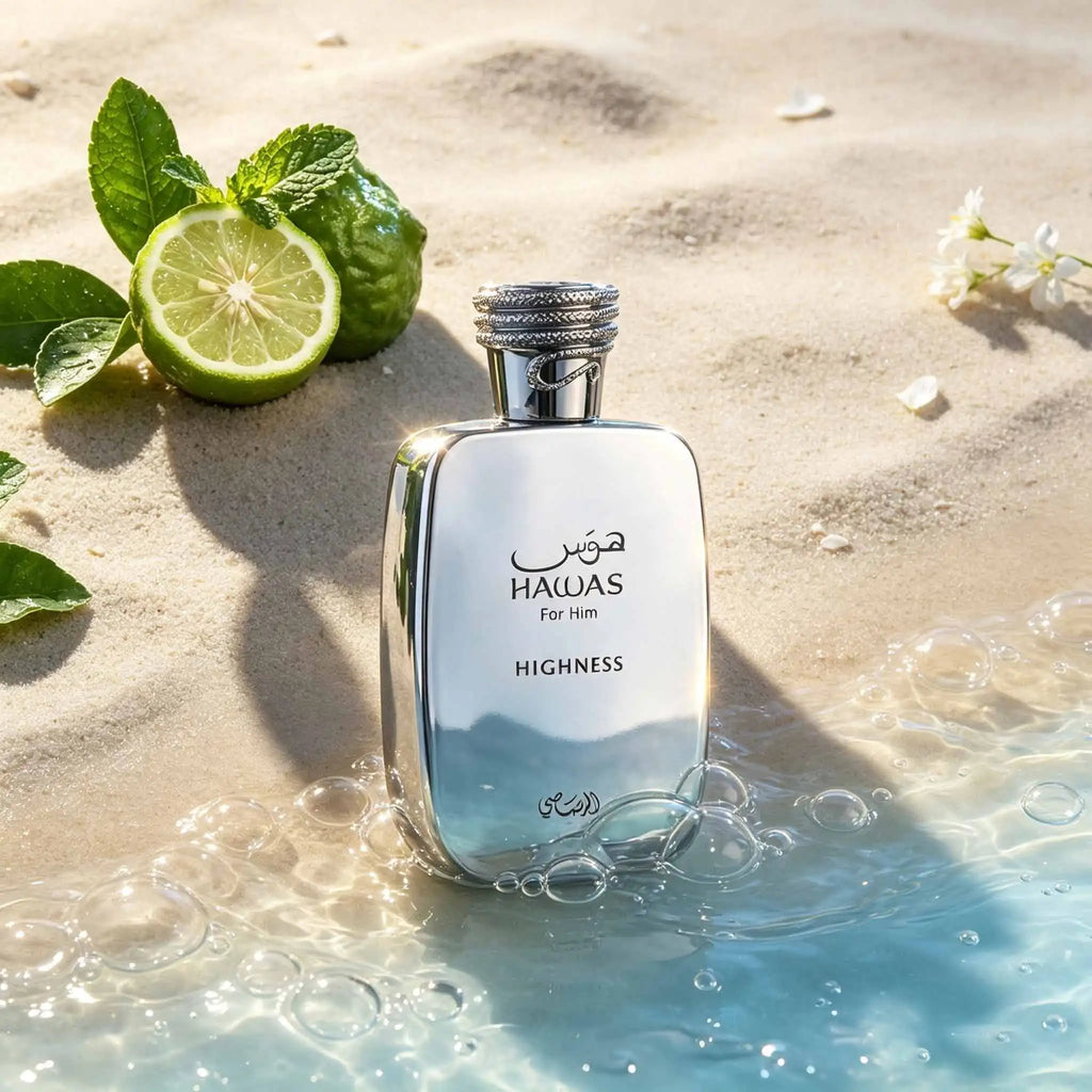HAWAB HIGHNESS Long-lasting Men's Scent | Layered Citrus Woody Aroma, Zesty Fruit Top Notes Unfold First, Enduring Mild Woody Fragrance Surrounds You All Day.