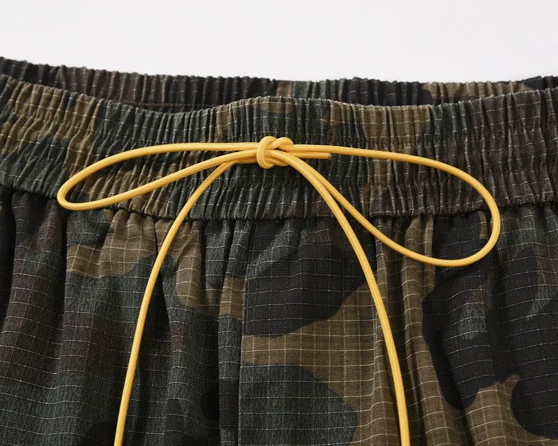 MAQVOB EU US Size High Quality Luxury Apparel Windproof Camouflage Shorts with Muti Pockets