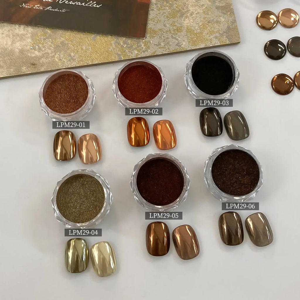 New Winter and Autumn Color Optional Mirror Powder Nail Gel Powder DIY Nail Powder