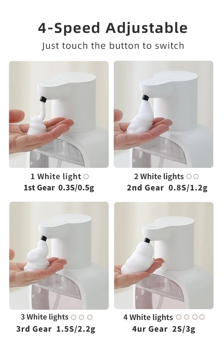 New smart sensor soap dispenser, automatic hand washer, electric foam hand sanitizer, detergent soap dispenser