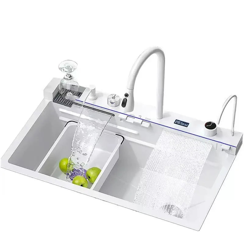 Kitchen Sink Nano Stainless Steel Kitchen Sink Large Single Bowl Wash Basin Kitchen Items Kitchen Sink Dishwashing Sink