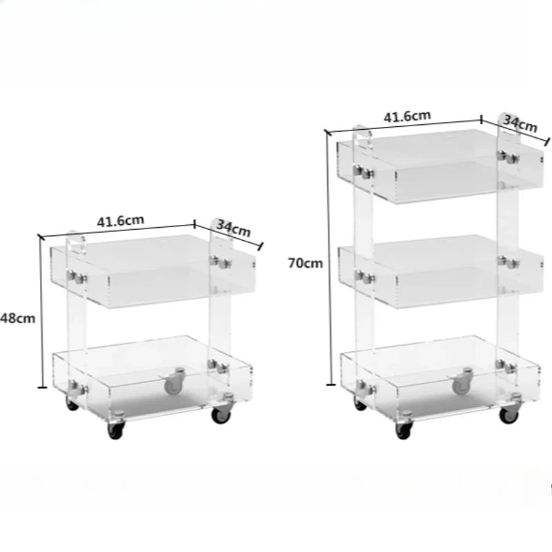 Modern Aesthetic Coffee Tables Acrylic Design Unique Minimalist Coffee Tables Small Flexible Muebles Para El Hogar Accessories