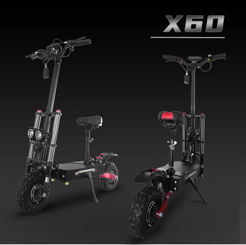 Single/Dual Motor Electric Scooter for Adults Max Speed 85km/h 500-6000W 30-100KM Range Foldable E-Scooter 10inch 11inch Tire