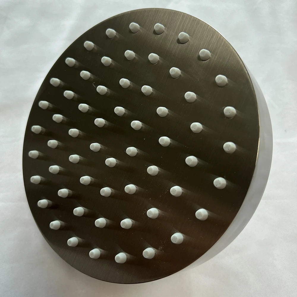 6 Inch Shower Head High Pressure Magic Rainfall  With 360 Adjustable Swivel Ball Joint with Filter Solid Stainless Steel.