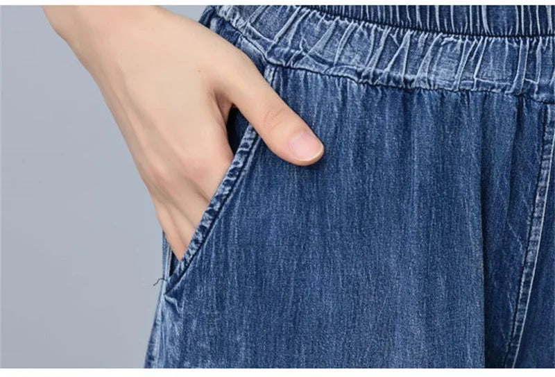 2026 Summer Women Embroidered Mosaic Lattice Denim Two-Piece Suit Fashion Sportswear Female Casual Loose 2 Piece Set Ladies