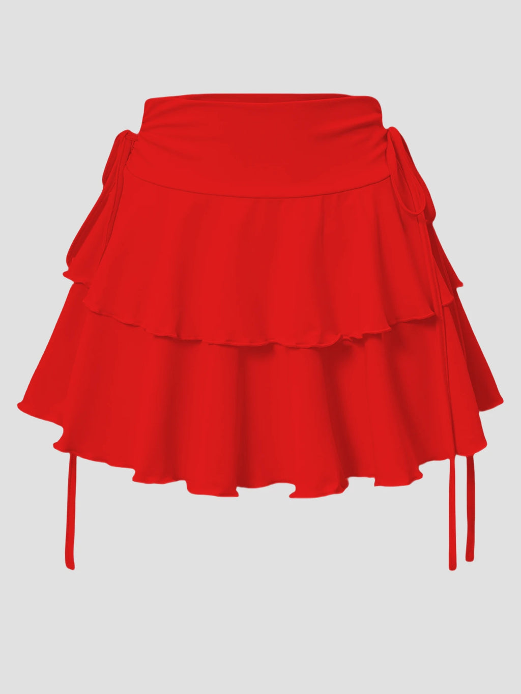 New Solid Color Skirt Women Summer Fashion Outdoor Versatile High Waist Slim Fit Elastic Waist Short Skirt Goods In Stock