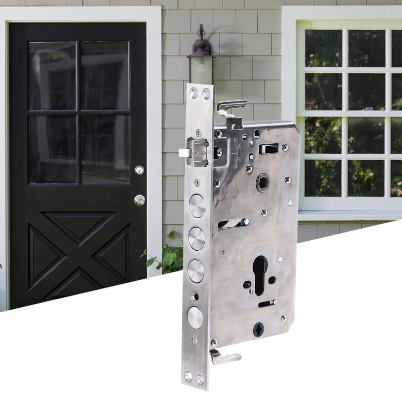 Door Locking Cylinder Multifunctional Mechanical and Fingerprint Door Mortise Deadlock