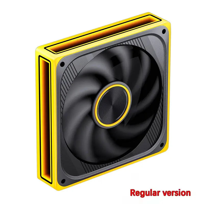 JONSBO ZE-120/240/360 120mm ARGB Case Fan, Infinity Mirror RGB, PWM Fan, MB Sync, Aluminum CD Pattern Hub Badge