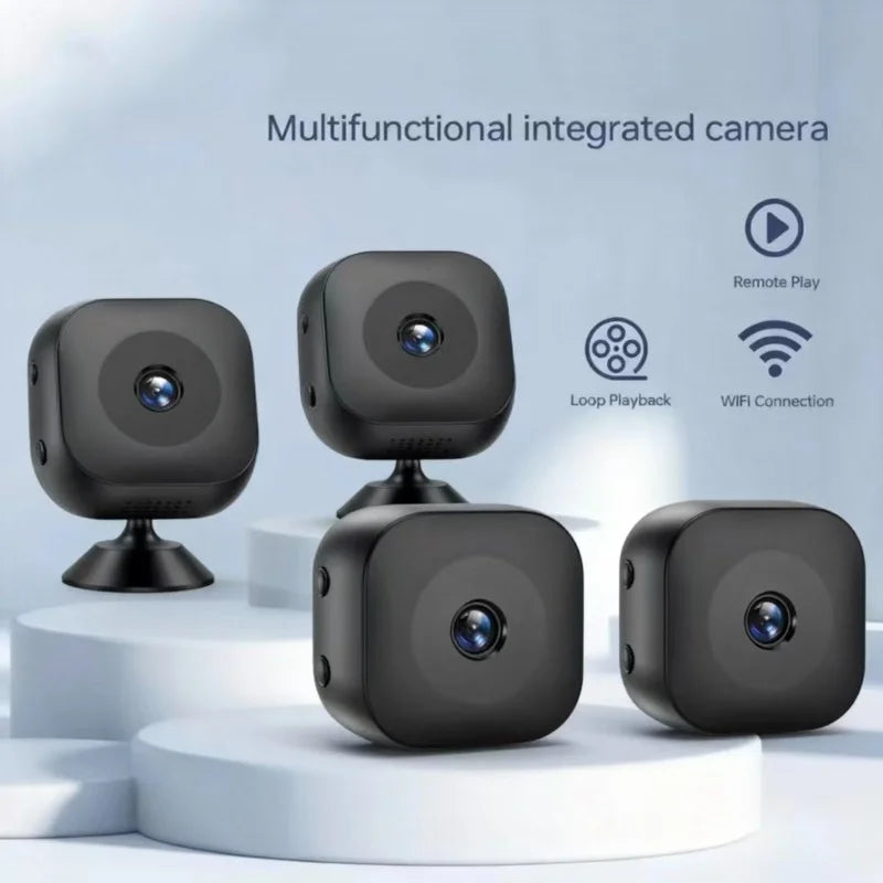 2025 HD Mini Camera for Security & Driving, 360° Magnetic, WiFi Remote, Night Vision, Motion Alarm, Loop Recording, Home/Car Use