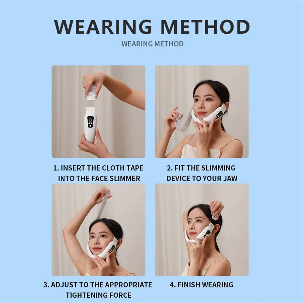 Skin Care EMS Electric Facial Massager Face Slimming Machine V Shaper Chin Cheek Lifting Firming Equipment Beauty Tool