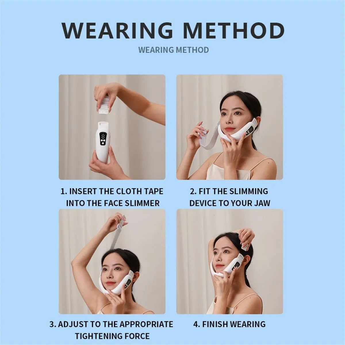 Skin Care EMS Electric Facial Massager Face Slimming Machine V Shaper Chin Cheek Lifting Firming Equipment Beauty Tool