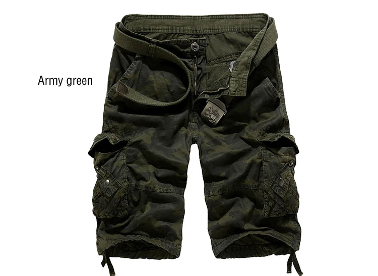 US Size 2026 New Camouflage Loose Cargo Shorts Men Cool Summer Military Camo Short Pants Homme Cargo Shorts