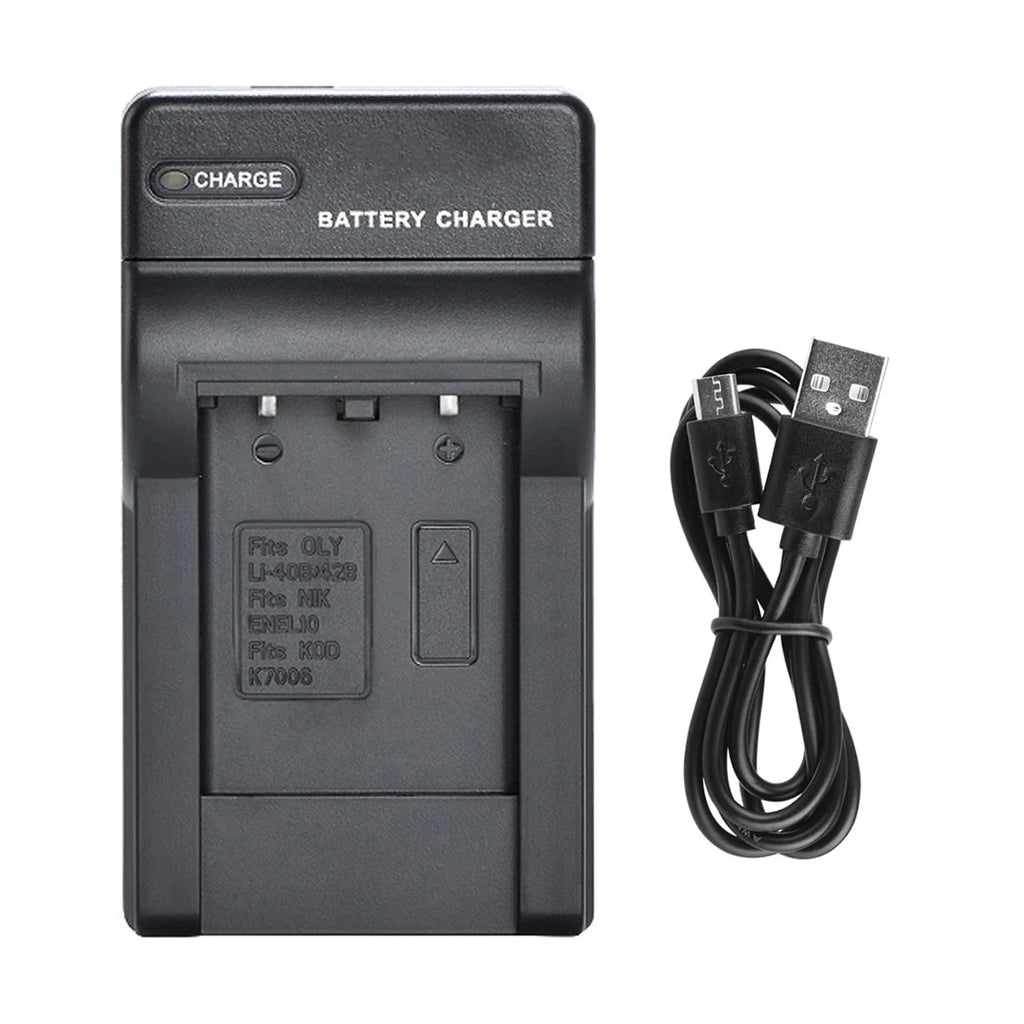 LI-40B LI-42B LI-40C Battery Charger for Olympus FE-240, FE-280, FE-290, FE-300, FE-320, FE-340, FE-350, FE-4010, FE-5030