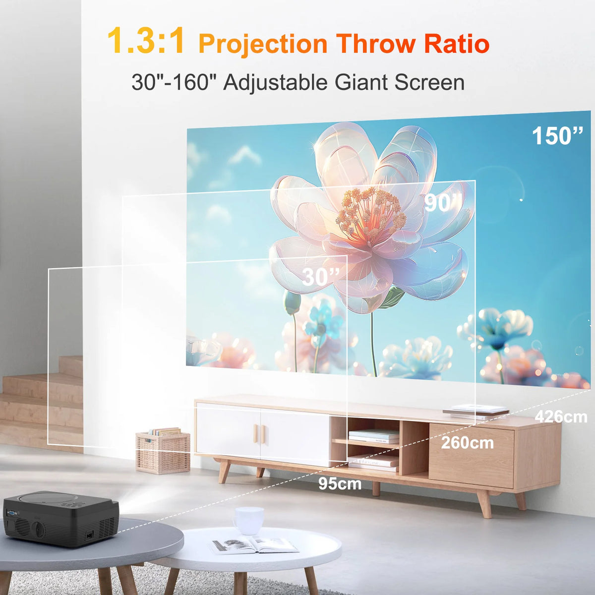 2026 H96 MAX W11 DVD Projector 1920X1080P LED Android 9.0 4K 2G 16G RK3228A 260ANSI Dual WIFI BT4.1 Outdoor Portable Home Cinema