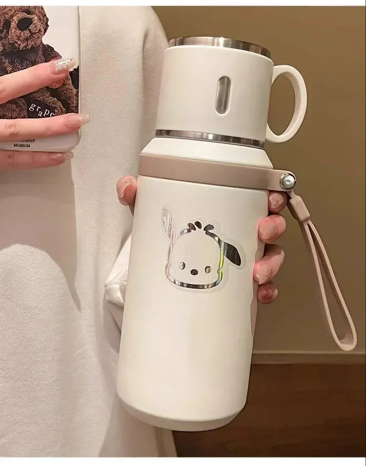 316 Stainless Steel 600ml Coffee Cup Travel Thermal Mug Leak-Proof Thermos Bottle Tea Coffee Mug Office Business Style Thermos L