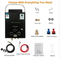 Compact Portable Outdoor Hot Water Heater Mobile Water Heating Equipment For Camping RV Travel Outdoor Shower Supply