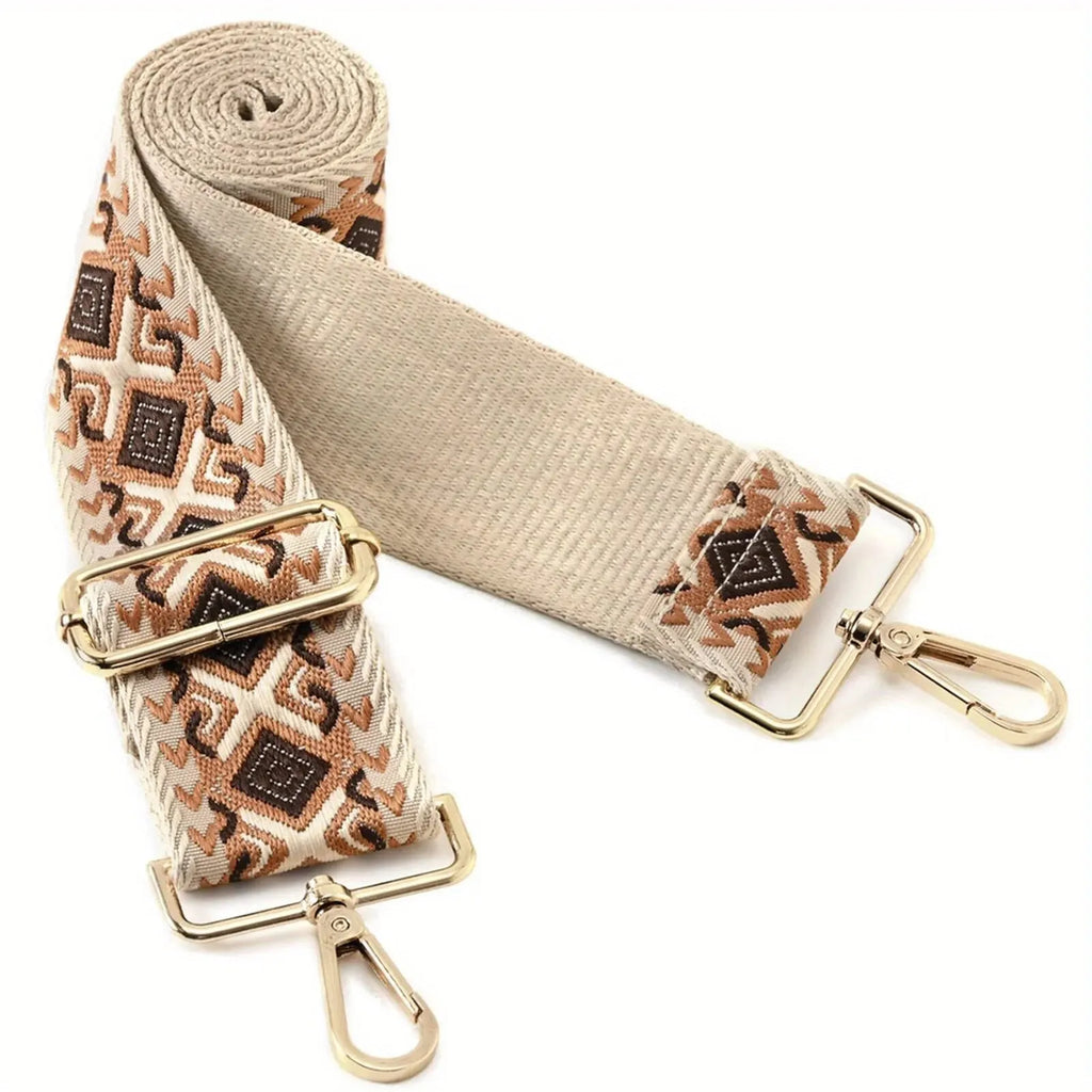 1pc Ethnic Style Purse Strap Replaceable Handbag Fanny Bag Crossbody Bag Strap Simple Adjustable Wide Strap Portable Strap