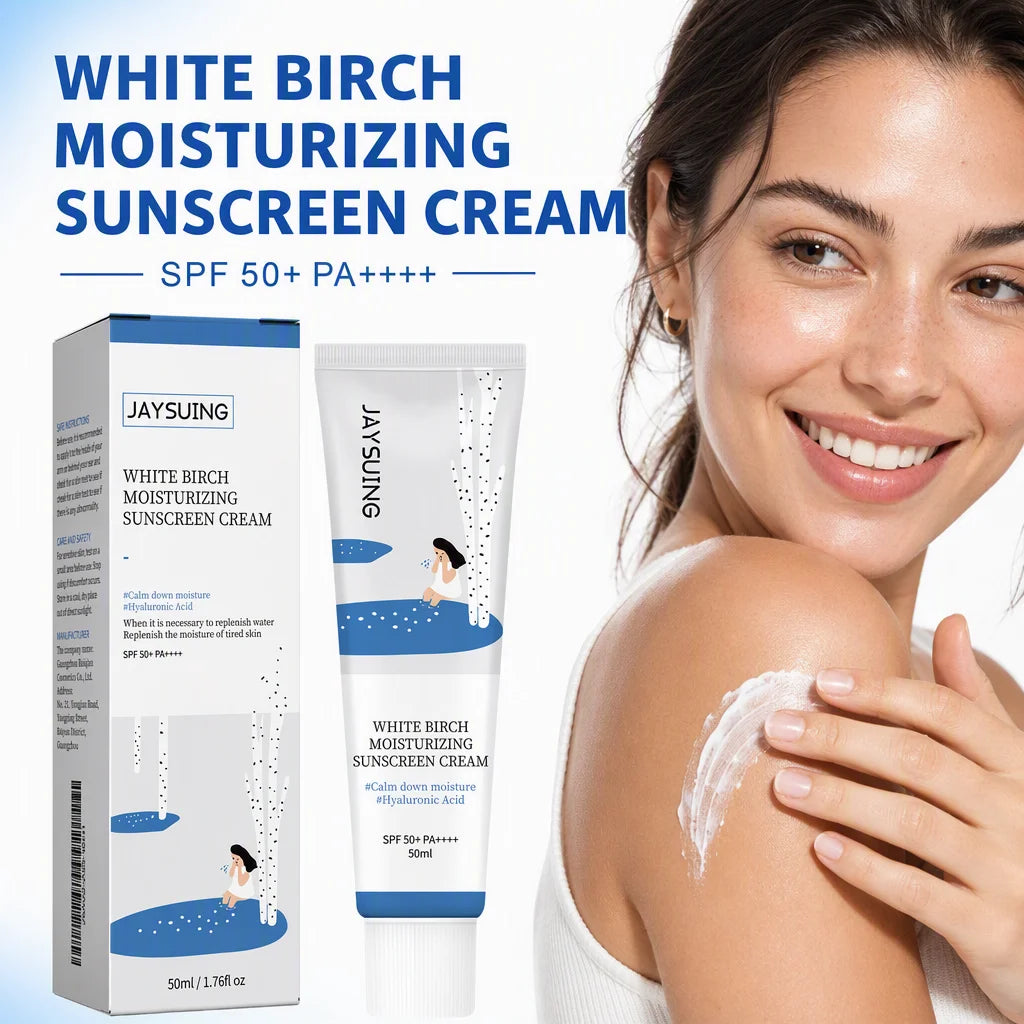 SPF50+ Facial&Body Sunscreen Oil Contr ol Brightening UV Protection Face Cream Lightweight Moisturizing Non Greasy Face Lotion