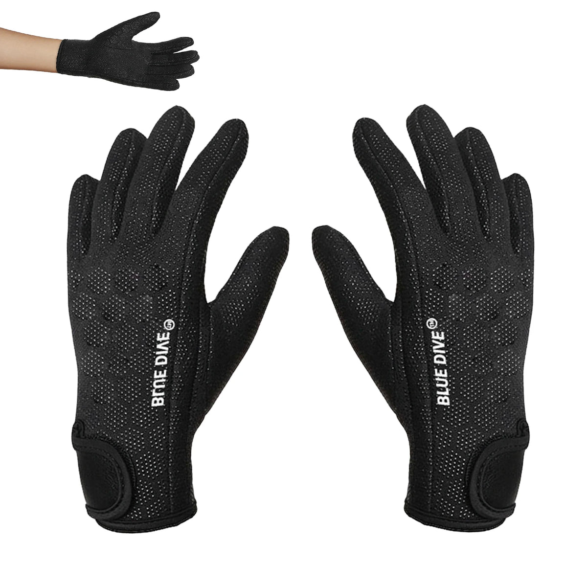 1.5mm Neoprene Diving Gloves Anti Slip Warm Waterproof for Surfing Swimming Snorkeling Paddle Board Winter Sports
