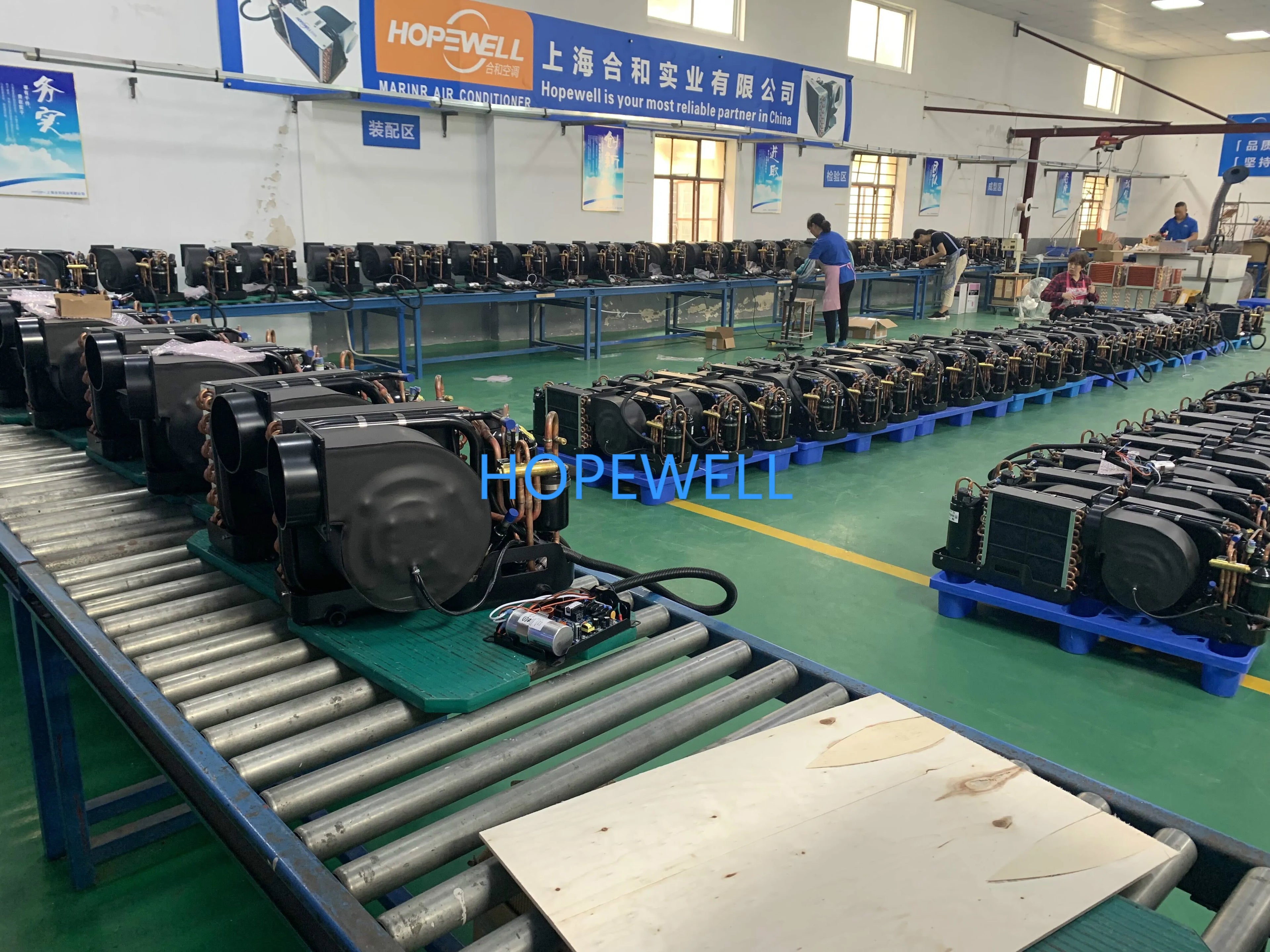 2026 NEW 110V 220V Variable Frequency Marine Compact AC 16000BTU BLDC Yacht Boat Inverter Air Conditioner Compressor R410a