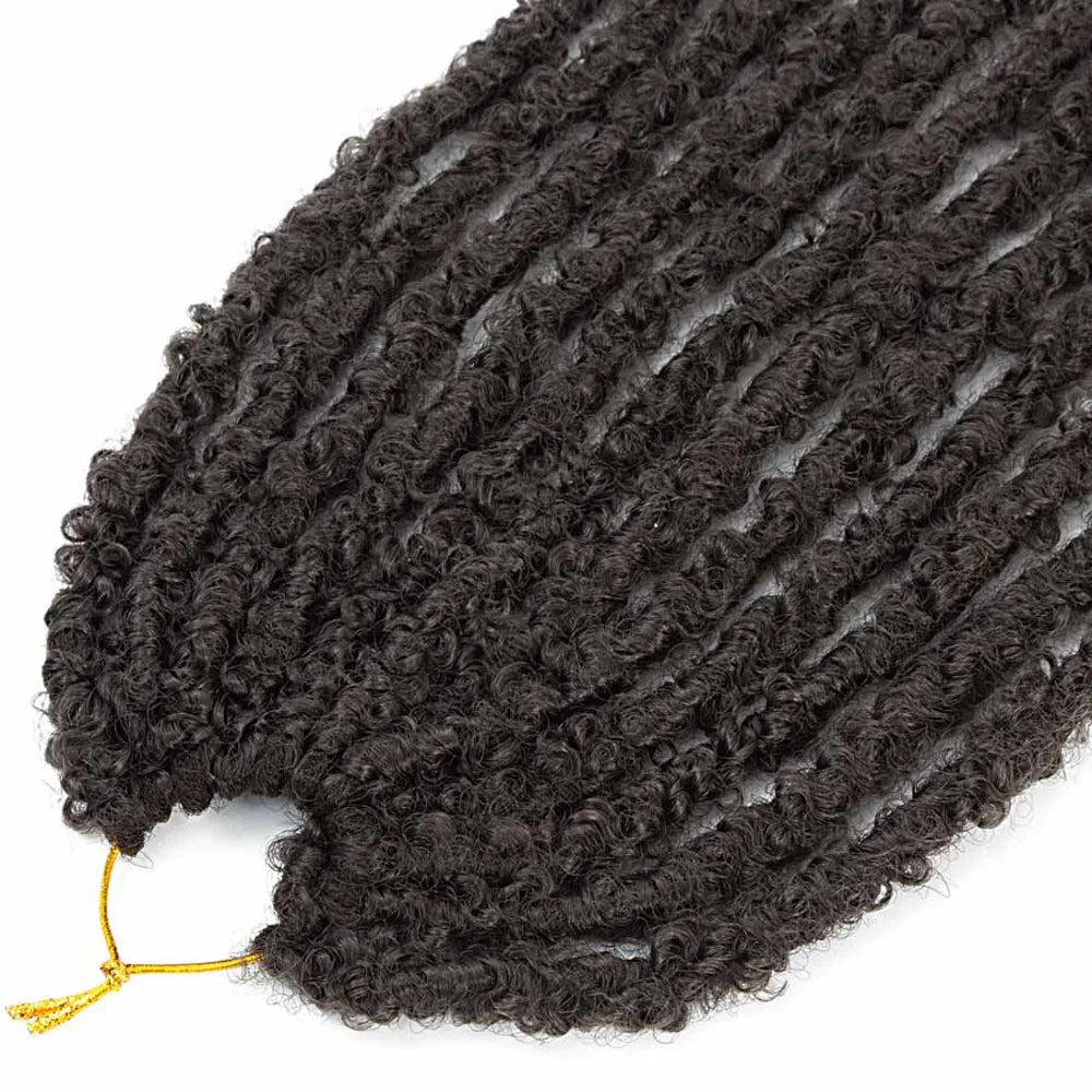 12 14 18 24 36 Inches Distressed Butterfly Locs Crochet Hair Faux Locs Crochet Braids Messy Soft Locs Braiding Hair Extensions