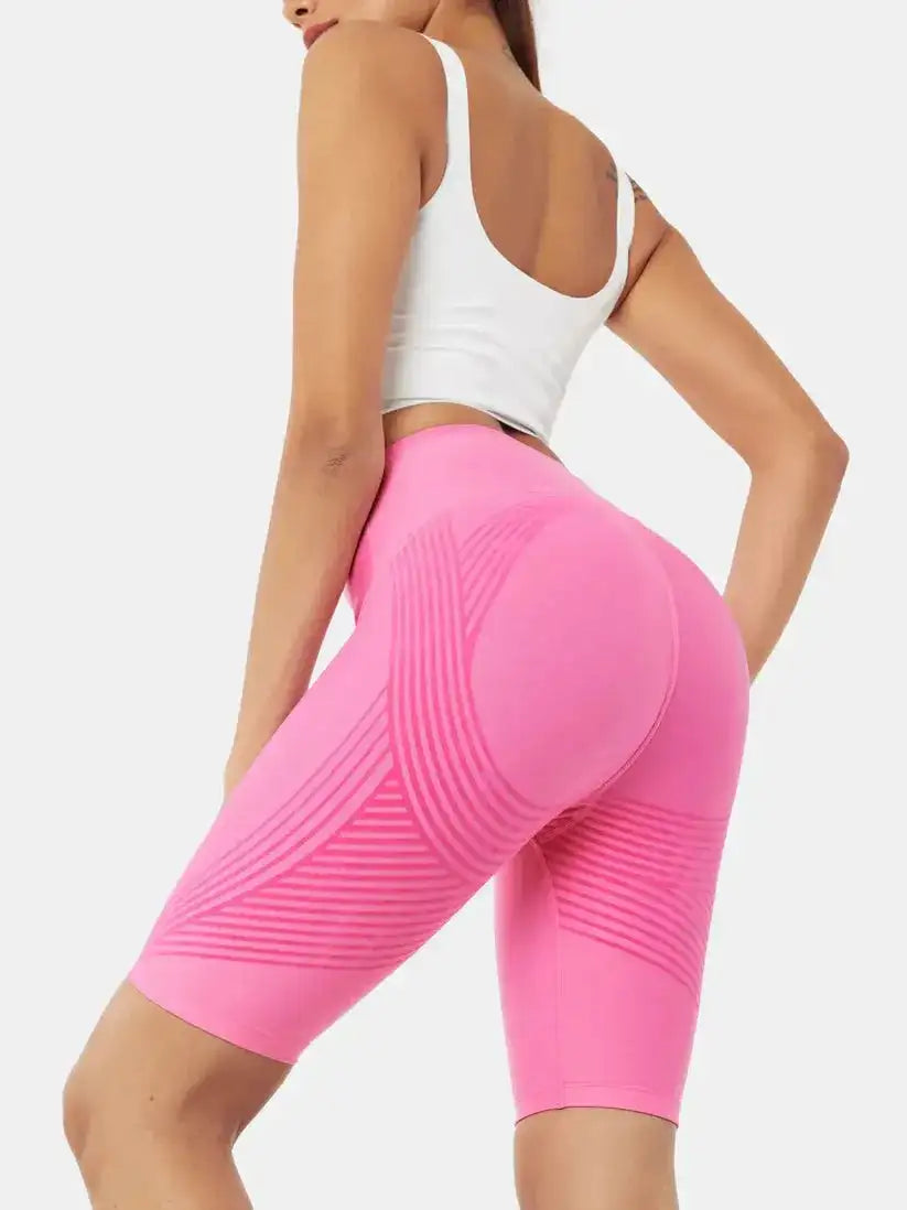 Anti-Cellulite 3D Compression Biker Shorts High Waisted Butt Lifting Tummy Control Training Cellulite Slimming Workout Shorts