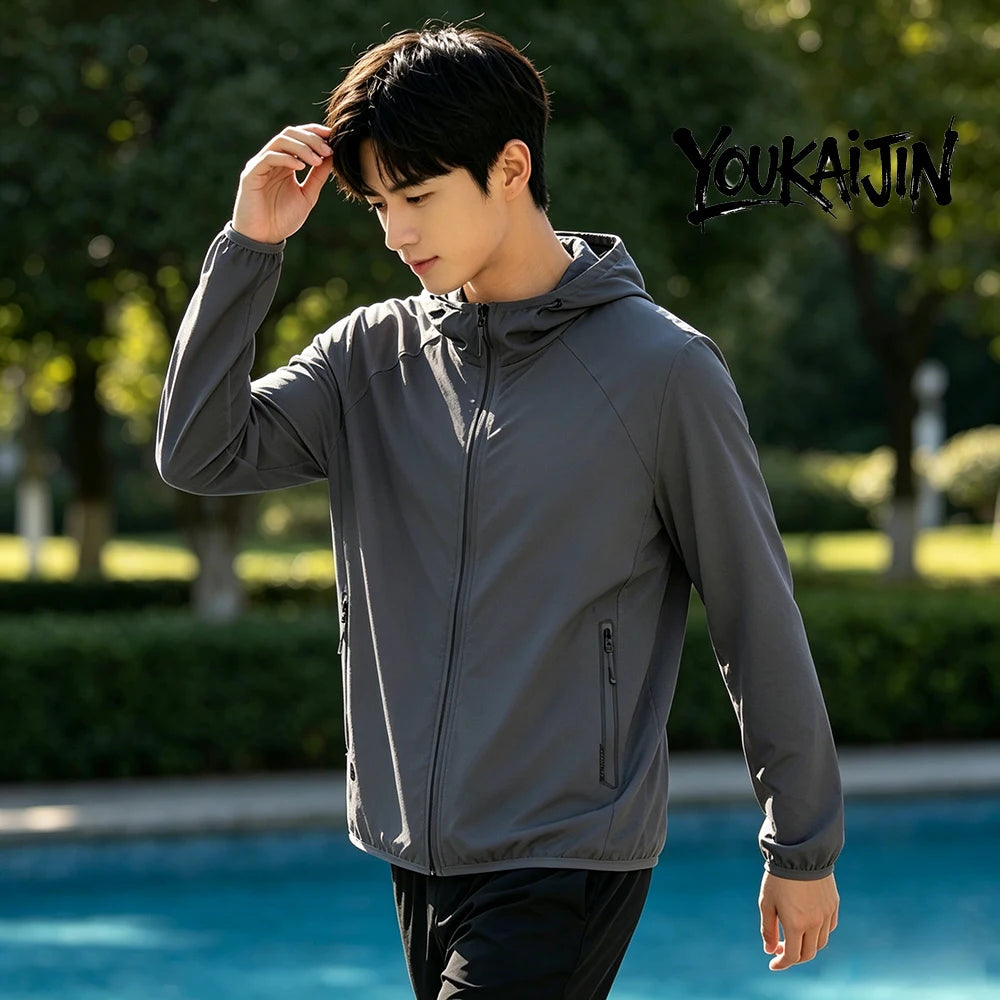 Summer New UPF 50+ UV Sun Protection Hoodie Jacket Men Women Lightweight Hiking Outdoor Long Sleeve Fishing Sun Shirt Coat