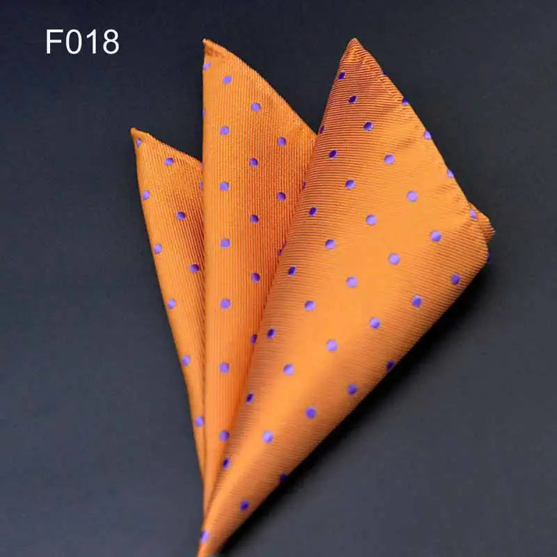 41 Colors Men's Handkerchief Plaid Dot Paisley Hankies Hanky Business Pocket Square Chest Towel 25*25CM