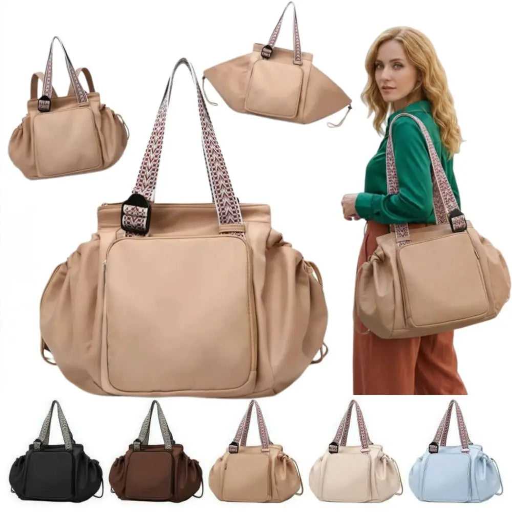 Multifunctional Travel Storage Bag Cradle Design Large Capacity Mommy Bag Waterproof Lightweight Women's Backpack