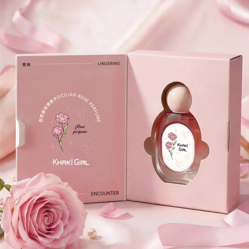 Fresh Rose Fragrance Eau De Toilette Long Lasting Romantic Scent Perfume Elegant Floral Aroma Women Gentle Fragrance Perfume