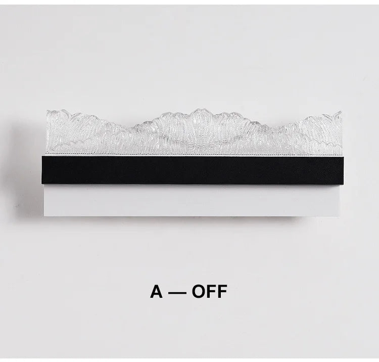 16W Creative Acrylic Textured Led Wall Light Bedroom Living room Aisle Light Long Strip New Design Art Decorative Ambient Light
