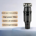 780W High Power Food Waste Disposer with Double Layer 5 Stage Grinding System
