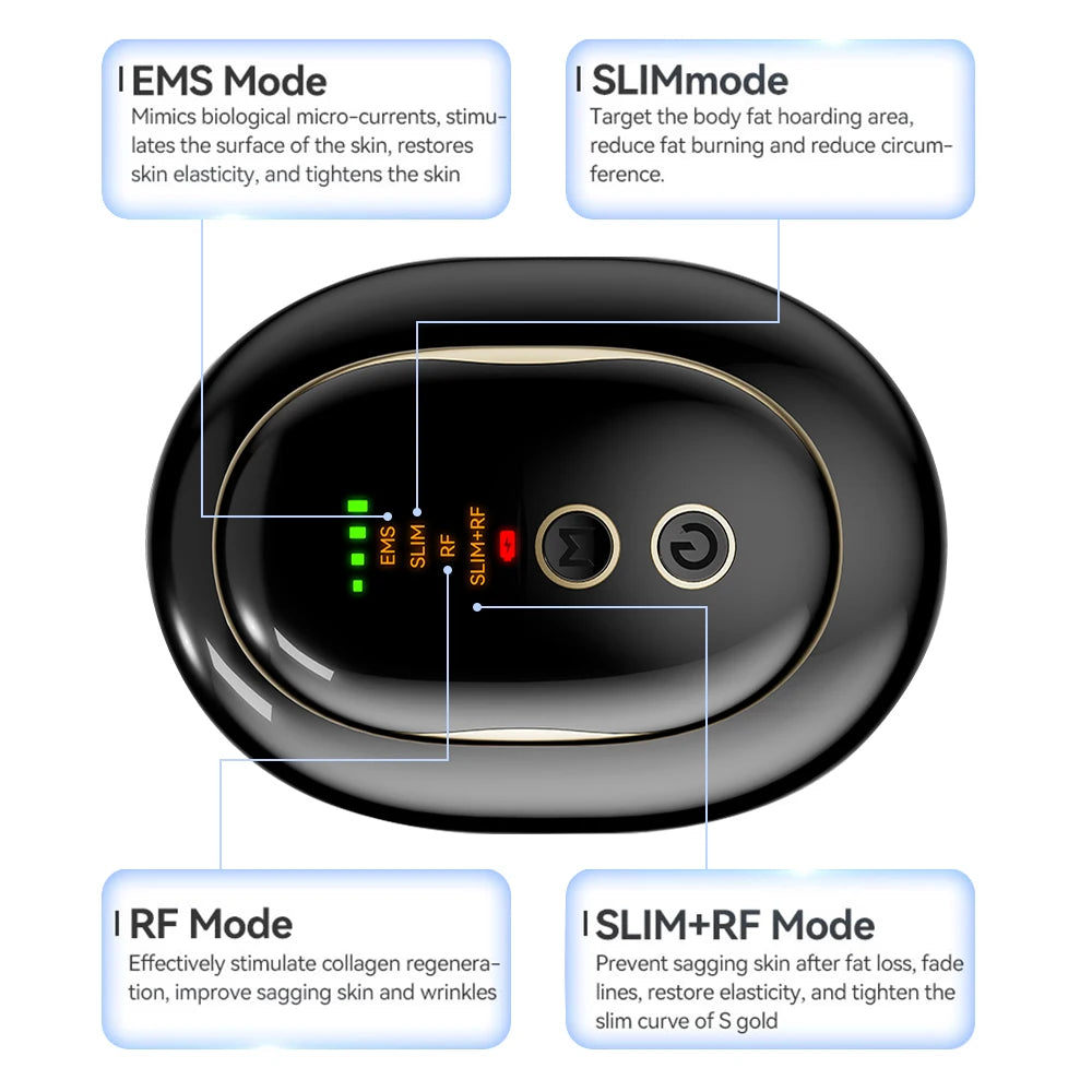 4 Modes Cellulite Massager Body Sculpting Machine Electric Fat Burner Body Slimming Weight Loss Skin Lifting Beauty Care Device
