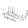 Retractable Foldable Stainless Steel Plate Dish Holder Shelf Pot Lid Rack Pan Lid Organizer Tableware Storage Kitchen Gadgets