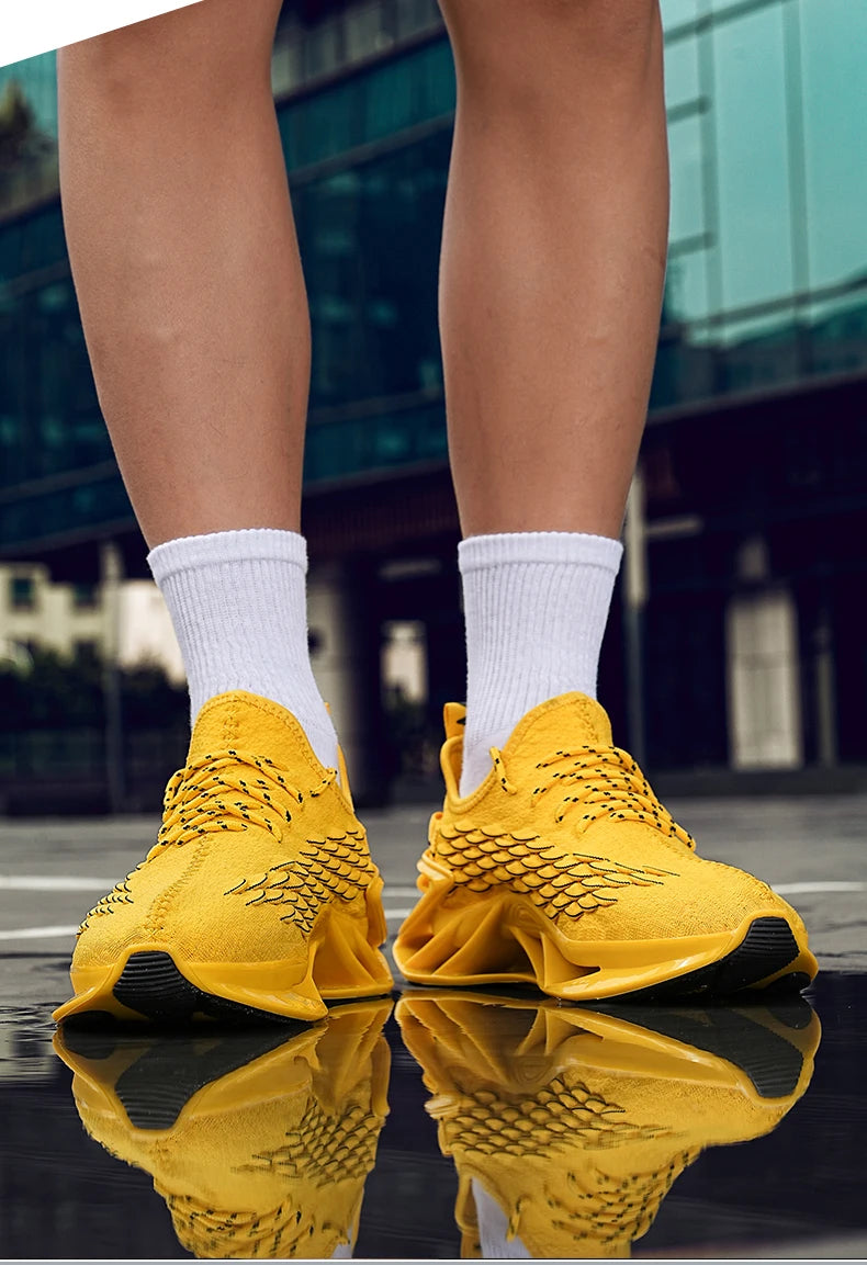 Men's Breathable Casual Sneakers Luxury Fashion Running Trainer Unisex Comfortable Wear Tenis Race Shoes