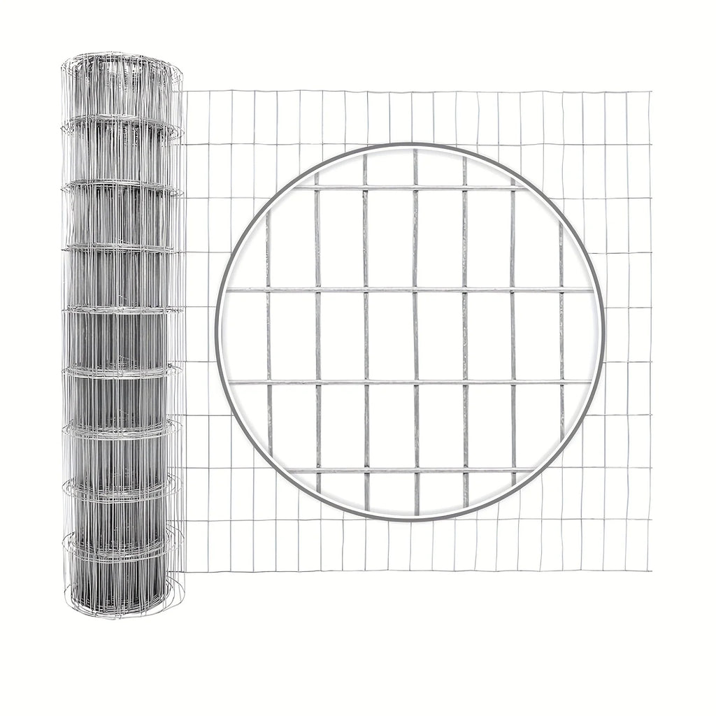 Black PVC Coated Welded Wire Fence 36 Inch X 50 Foot, 2 Inch X 4 Inch 14GA, Garden Border Fencing Roll Vinyl Coating Metal