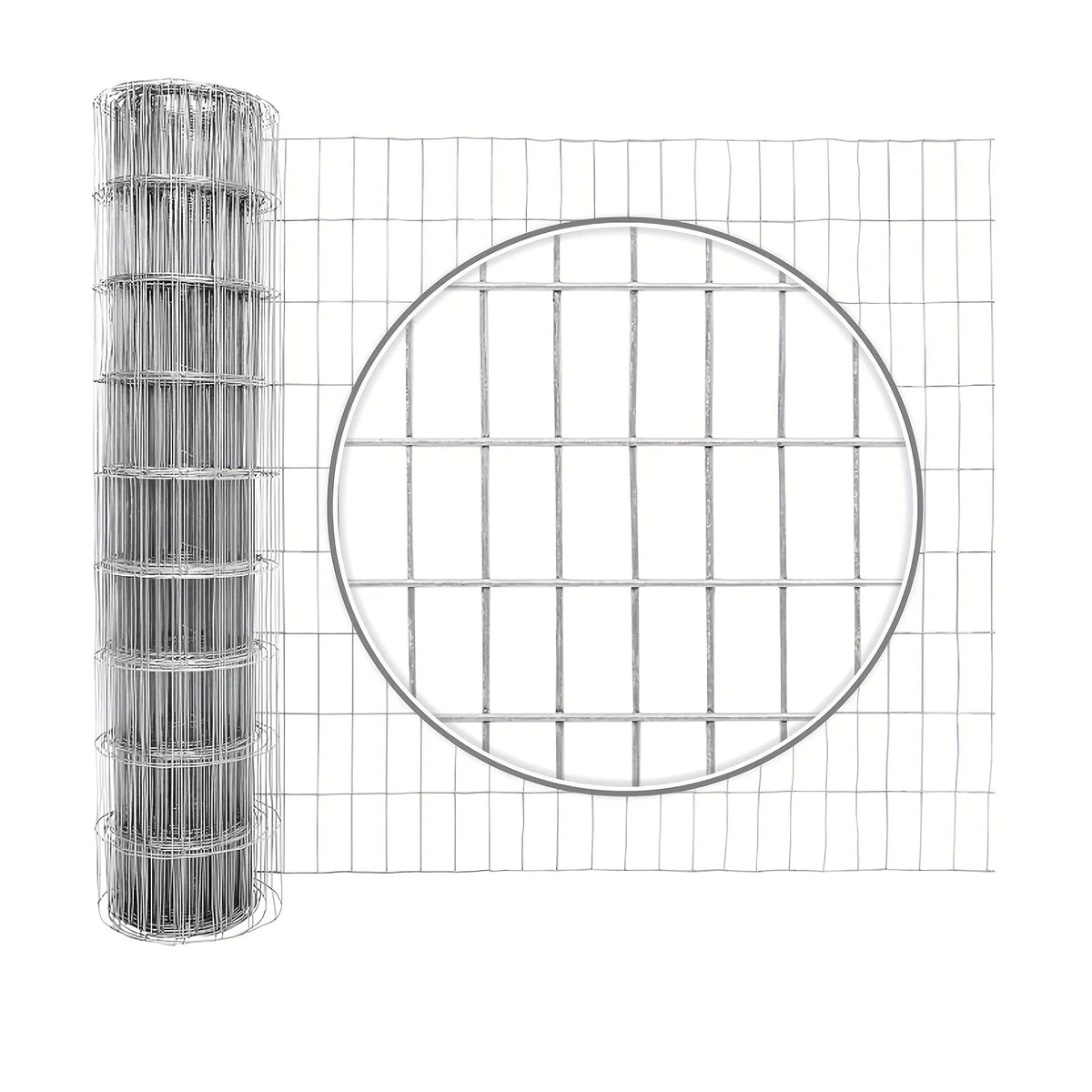 Black PVC Coated Welded Wire Fence 36 Inch X 50 Foot, 2 Inch X 4 Inch 14GA, Garden Border Fencing Roll Vinyl Coating Metal
