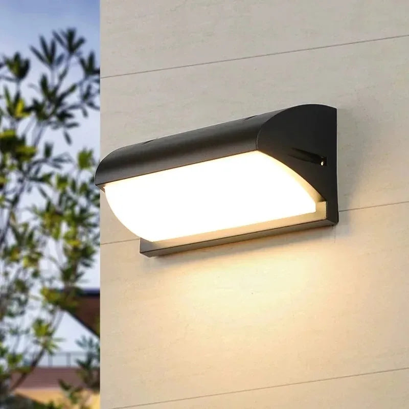 LED Motion Sensor Outdoor Wall Light Waterproof IP65 Retro Style Porch Balcony Garden Courtyard Lamp Living Room Wall Sconce